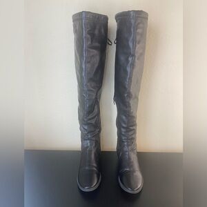 black knee high boots